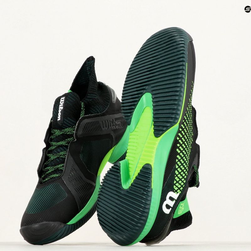 Herren-Tennisschuhe Wilson Kaos Rapide STF schwarz/grün 9