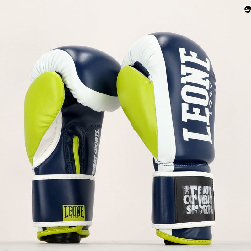LEONE 1947 Logo Wacs Boxhandschuhe blau 11