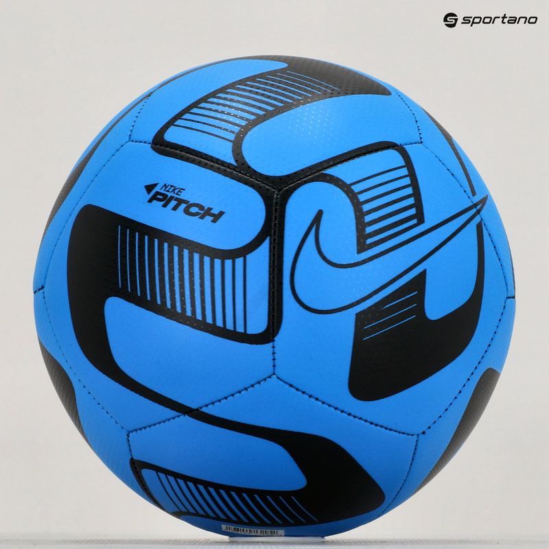 Nike Pitch Fußball Foto blau/Photo blau/schwarz Größe 4