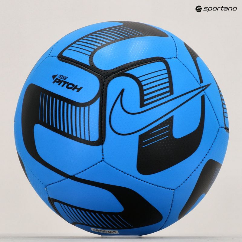 Nike Pitch Fußball Foto blau/Photo blau/schwarz Größe 5 6