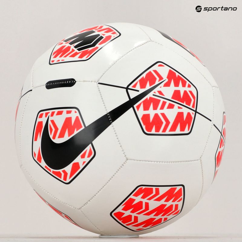 Nike Mercurial Fade weiß/hellkarminrot/schwarz Fußball Größe 5