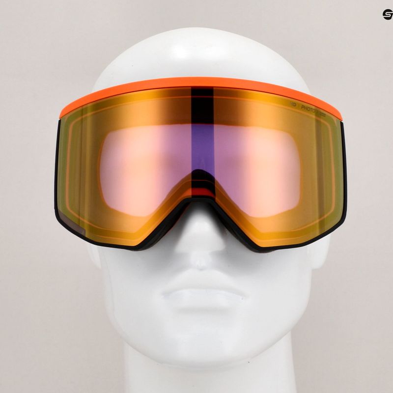 Atomic Four Pro HD Photo Skibrille schwarz/orange/drei/amber gold 8