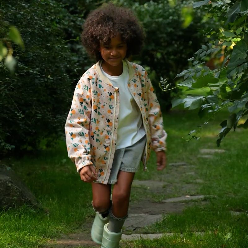 KID STORY Bio Fininshing Kinderjacke orange 12