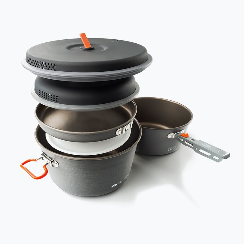 GSI Outdoors Pinnacle Base Camper Großes eloxiertes Topfset 50184