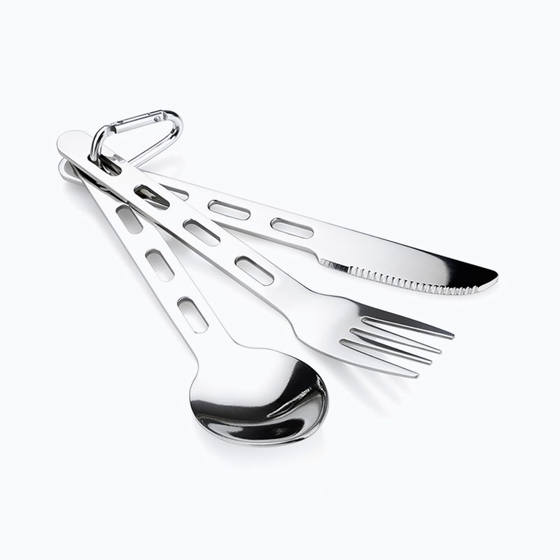 GSI Outdoors Gletscher Edelstahl Ring Besteck Set Silber 61003