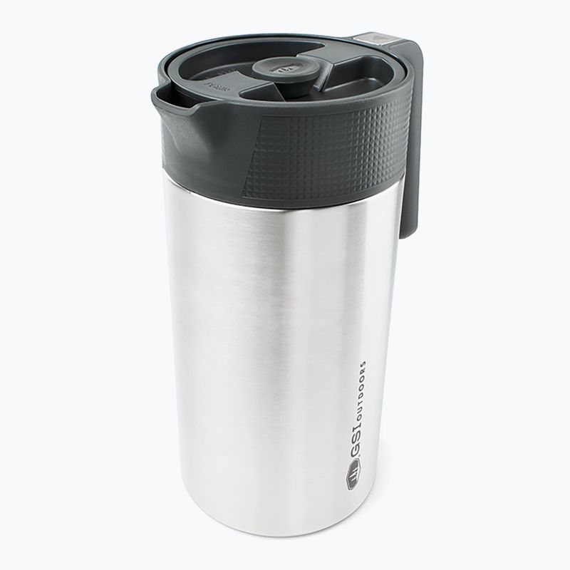 GSI Outdoors Glacier Stainless Javapress gebürstet Wandern Cafe