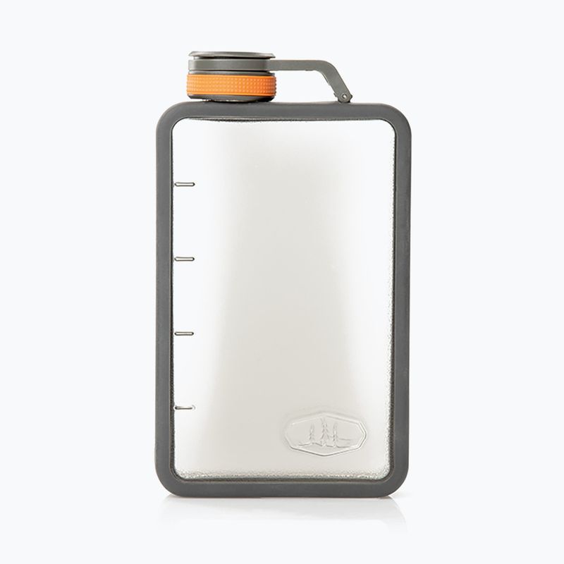 GSI Outdoors Boulder Flask silber-grau 79346 Wanderflasche