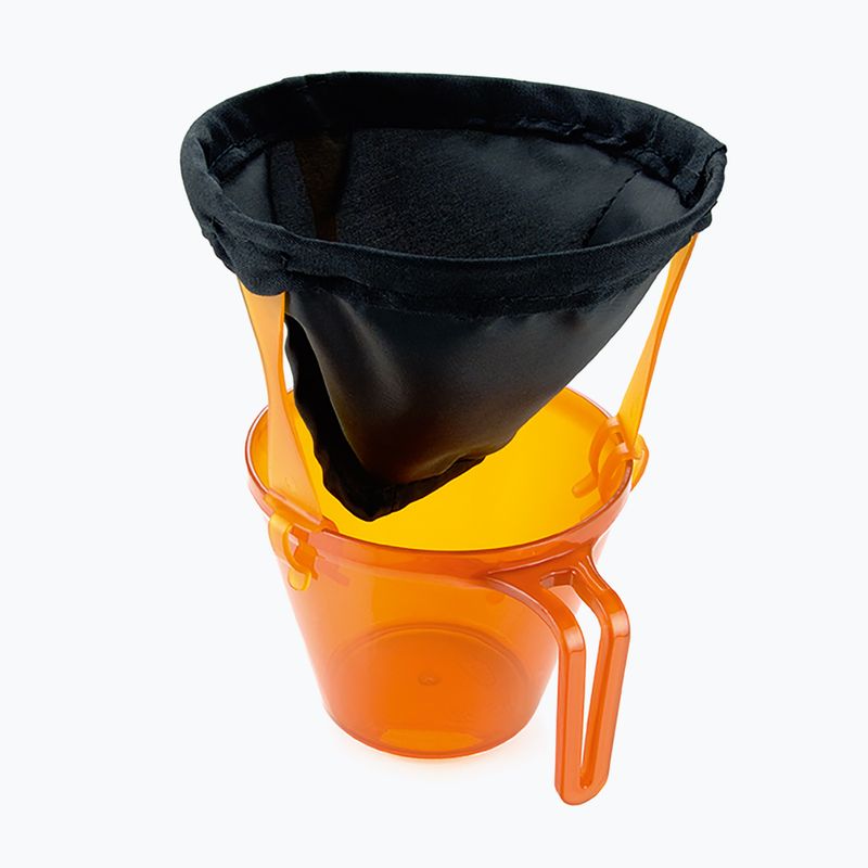 GSI Outdoors Ultralight Java Drip Kaffeefiltertrichter schwarz/orange 79460