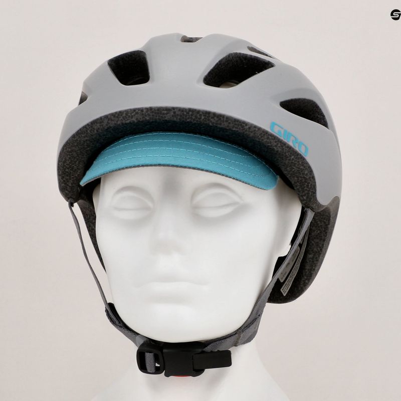 Giro Trella matt grau dunkel teal Fahrradhelm 10