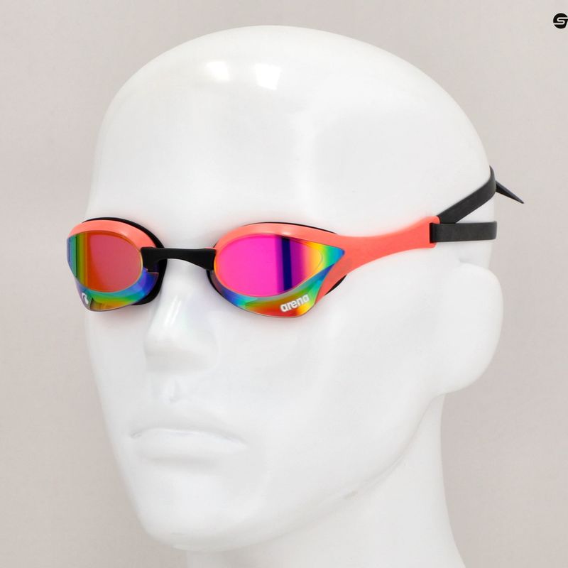 Arena Schwimmbrille Cobra Ultra Swipe Mirror violett/koralle 10