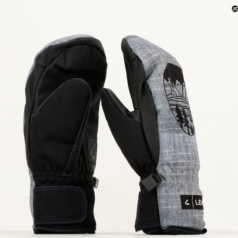 Level Vertigo Pro Mitt dunkler Skihandschuh 9