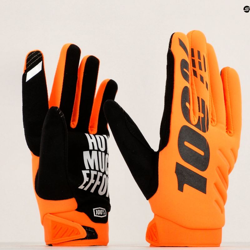 Herren Radhandschuhe 100% Brisker orange 10003 6