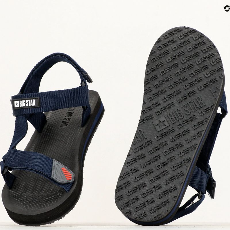 BIG STAR Herren Sandalen DD174718 navy blau 8