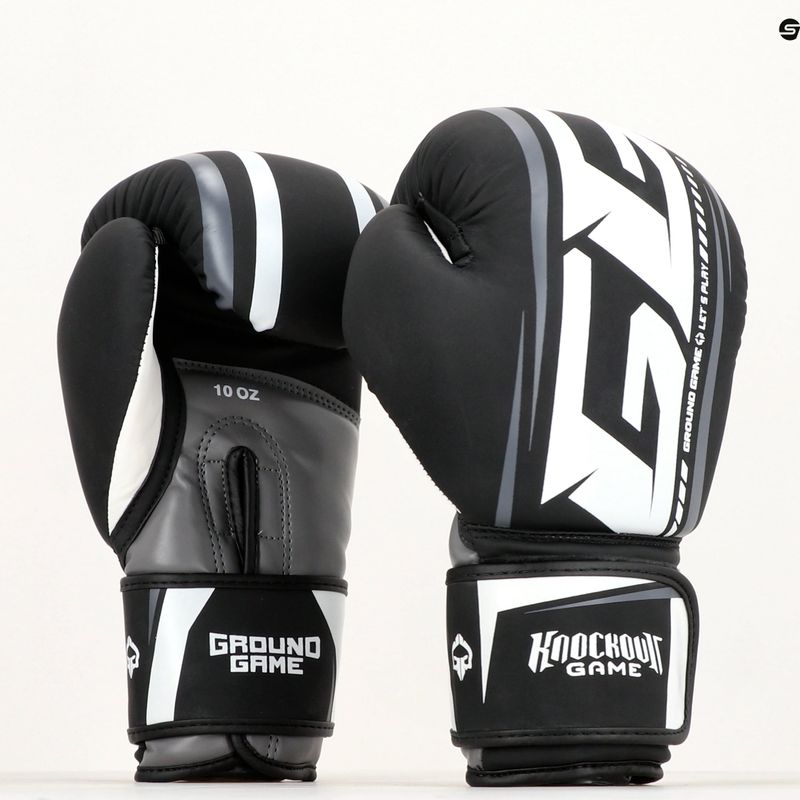 Ground Game Big Typo Boxhandschuhe schwarz
