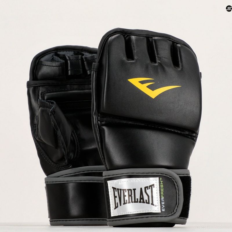 Herren EVERLAST MMA Handschuhe schwarz EV7562 Daumen Grappling Handschuhe 8