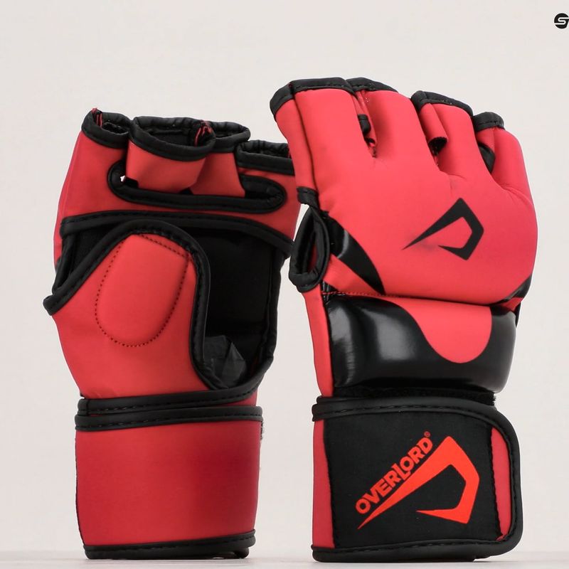 Overlord X-MMA Grappling-Handschuhe rot 101001-R/S 8