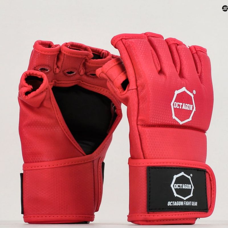 Octagon Kevlar MMA Grappling Handschuhe rot 7