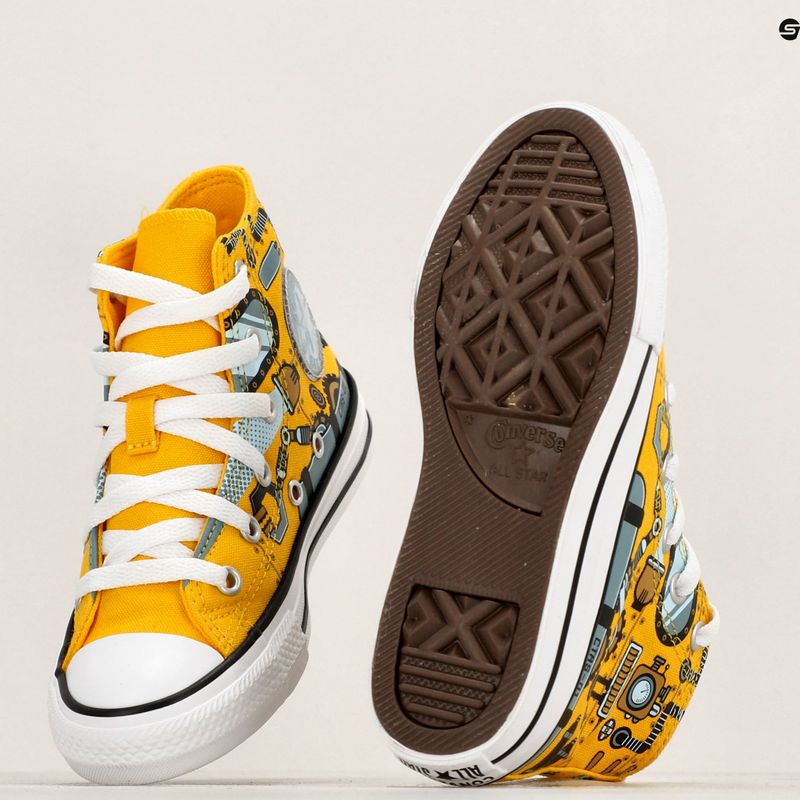 Converse Chuck Taylor All Star Hi amarillo Turnschuhe 9