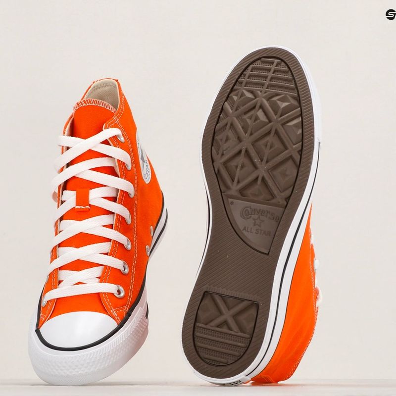 Converse Chuck Taylor All Star Hi orange/weiß/schwarz Turnschuhe 9