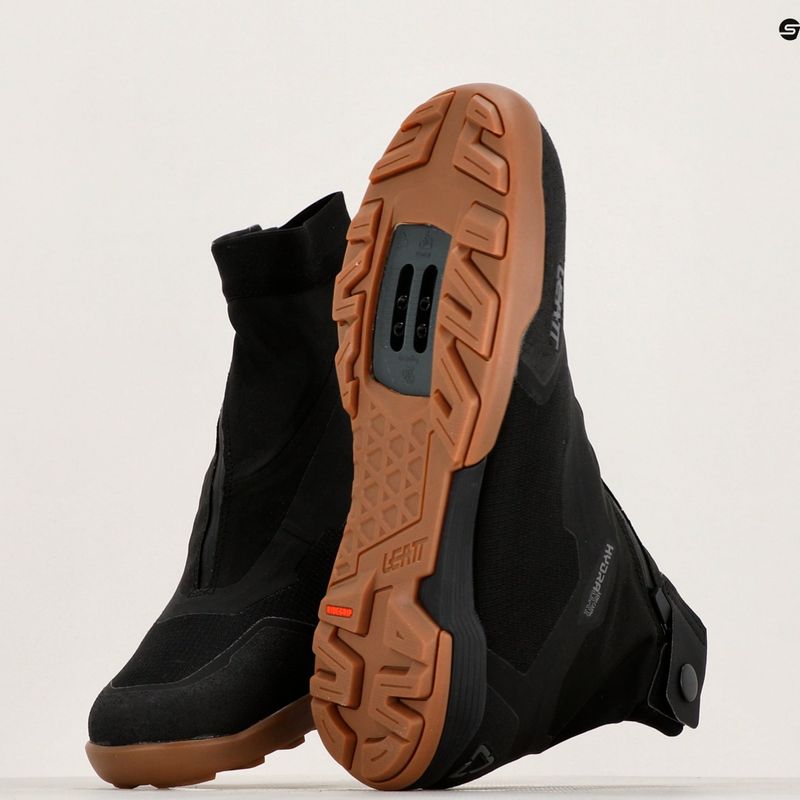 Herren Leatt HydraDri 7.0 Clip schwarz Fahrradschuhe 9