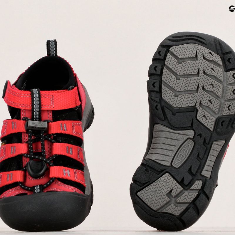 Sandalen Kinder KEEN Newport H2 ribbon red/gargoyle 8