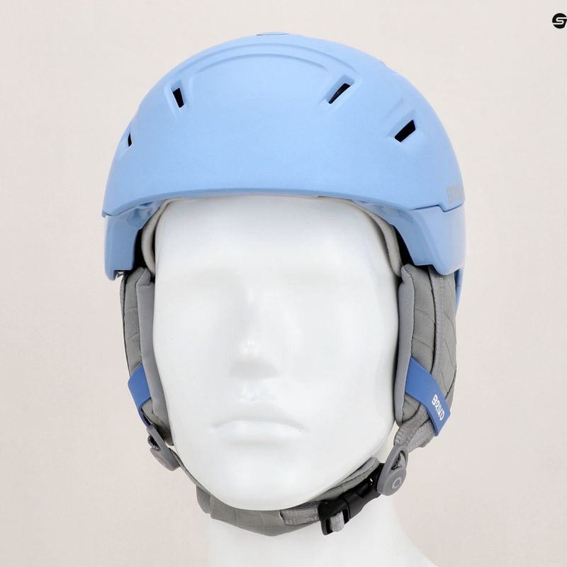 Briko Crystal X Damen-Skihelm matt blau/weiß 8