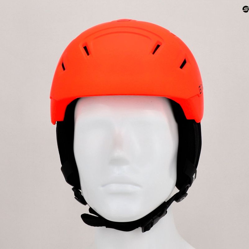 Briko Storm X matt orange/schwarzer Skihelm 8