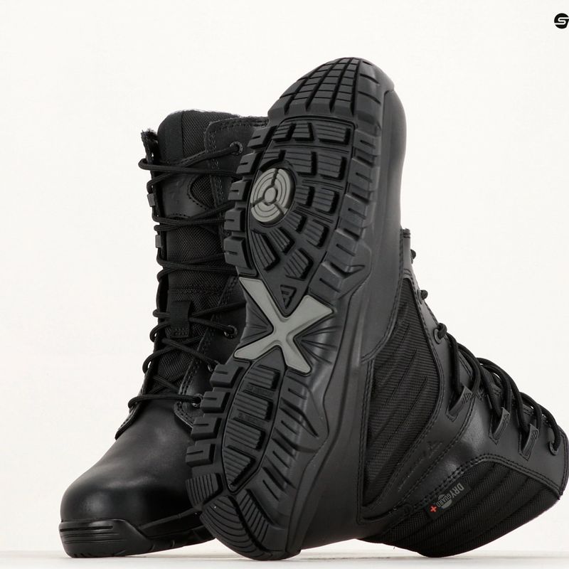 Herrenschuhe Bates GX X2 Tall Zip Dry Guard+ schwarz 10