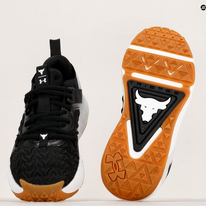 Under Armour Project Rock 6 schwarz/weiß/schwarz Herren Trainingsschuhe 8