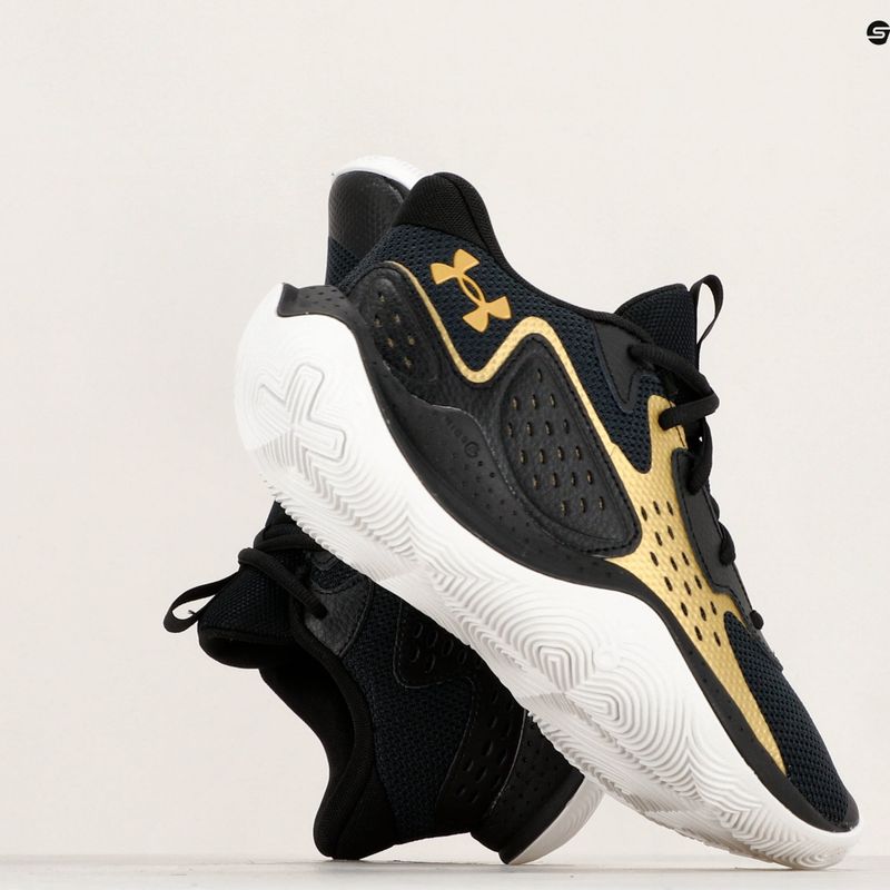 Under Armour Jet' 23 schwarz/metallic gold/metallic gold Basketballschuhe 8