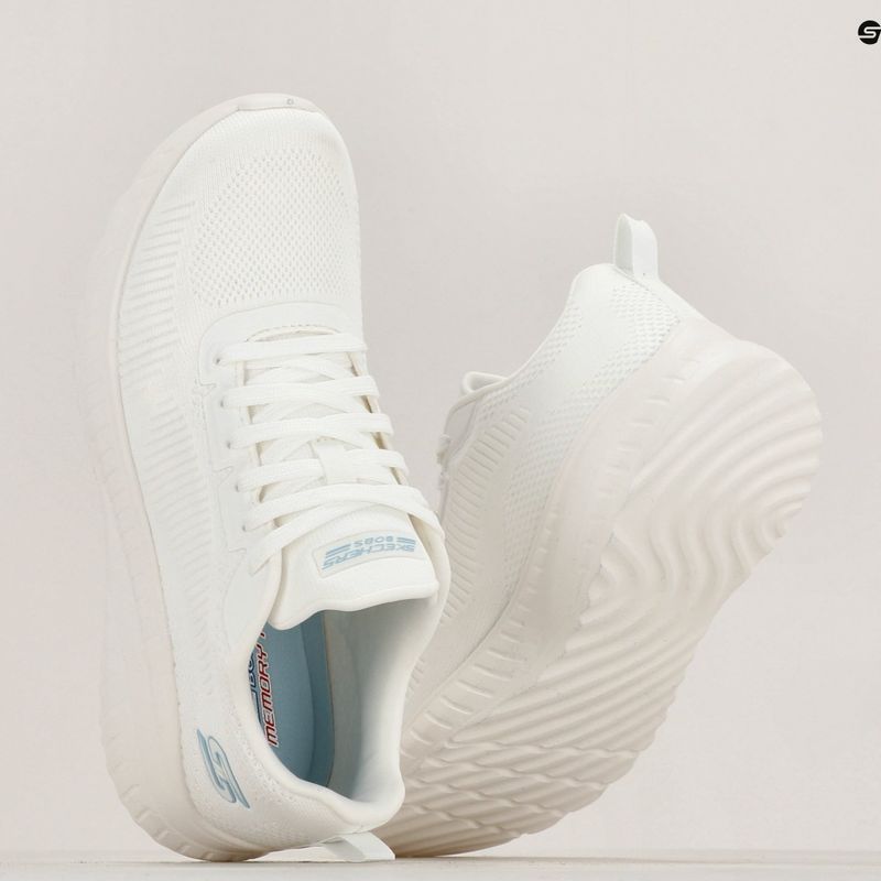 Damen SKECHERS Bobs Squad Chaos Face Off weiß/weiß Schuhe 8