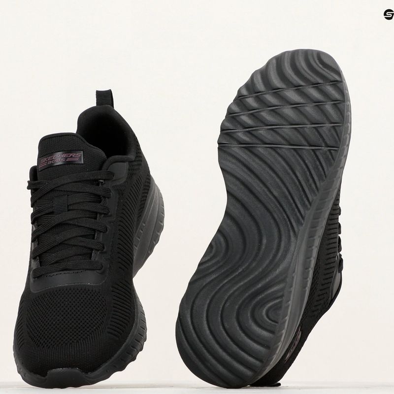 Damen Schuhe SKECHERS Bobs Squad Chaos Face Off schwarz 8