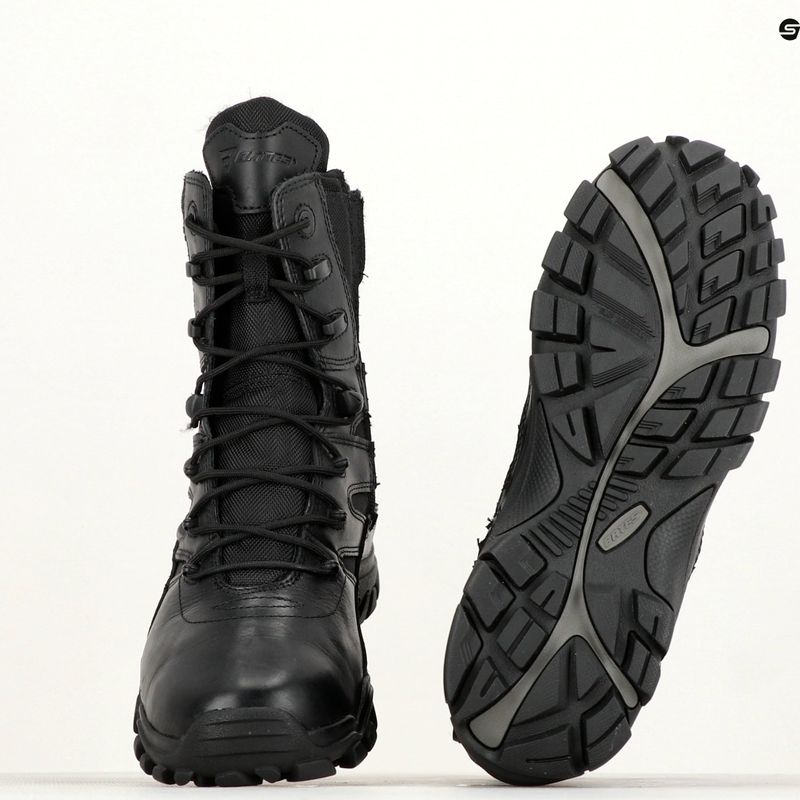 Bates Herrenschuhe Delta 8 Side Zip schwarz 9