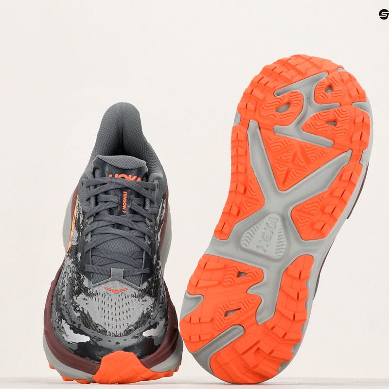 HOKA Stinson 7 casterlock/cabernet Herren Laufschuhe 10