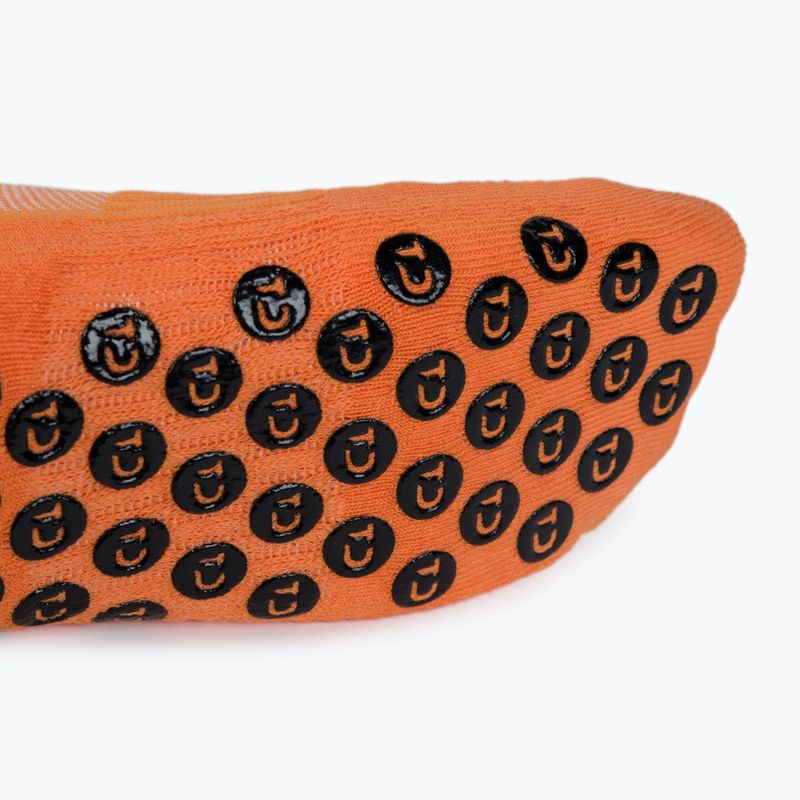 Tapedesign Anti-Rutsch-Fußballsocken orange 4