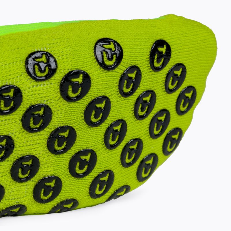 Tapedesign Anti-Rutsch-Fußballsocken gelb 5