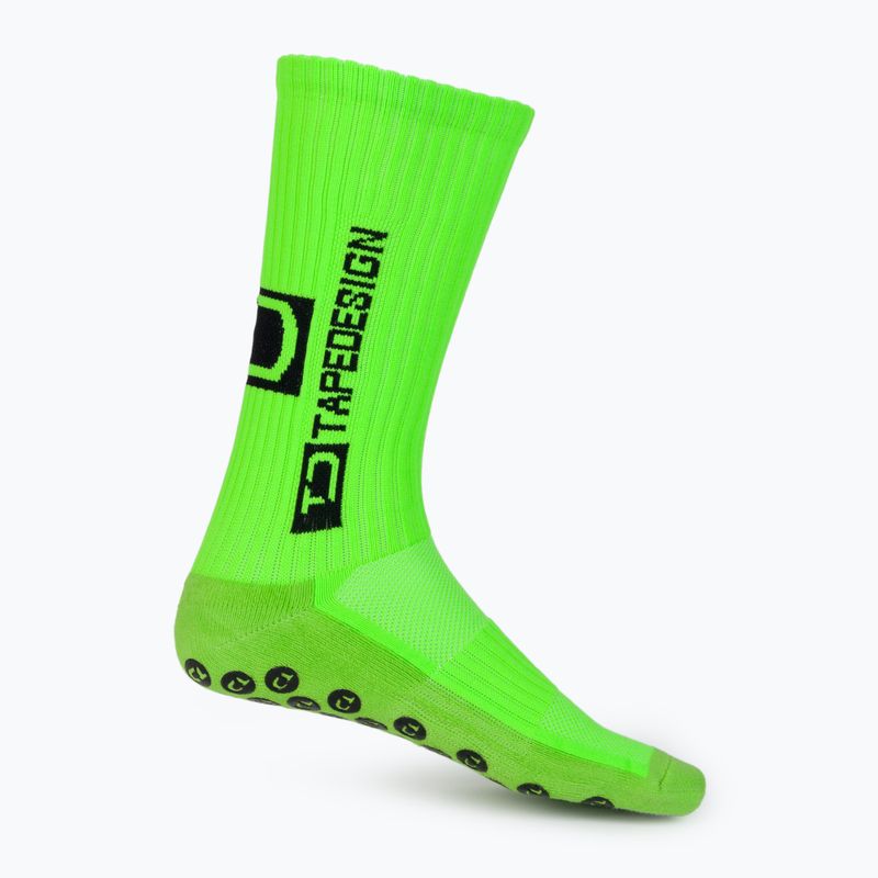 Tapedesign Anti-Rutsch-Fußballsocken grün 3