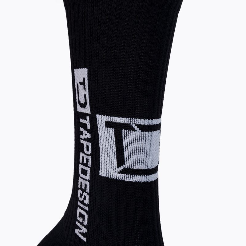 Herren Tapedesign Anti-Rutsch-Fußballsocken schwarz TAPEDESIGN BLACK 3