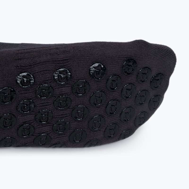 Herren-Fußball-Socken Tapedesign Anti-Rutsch grau 4
