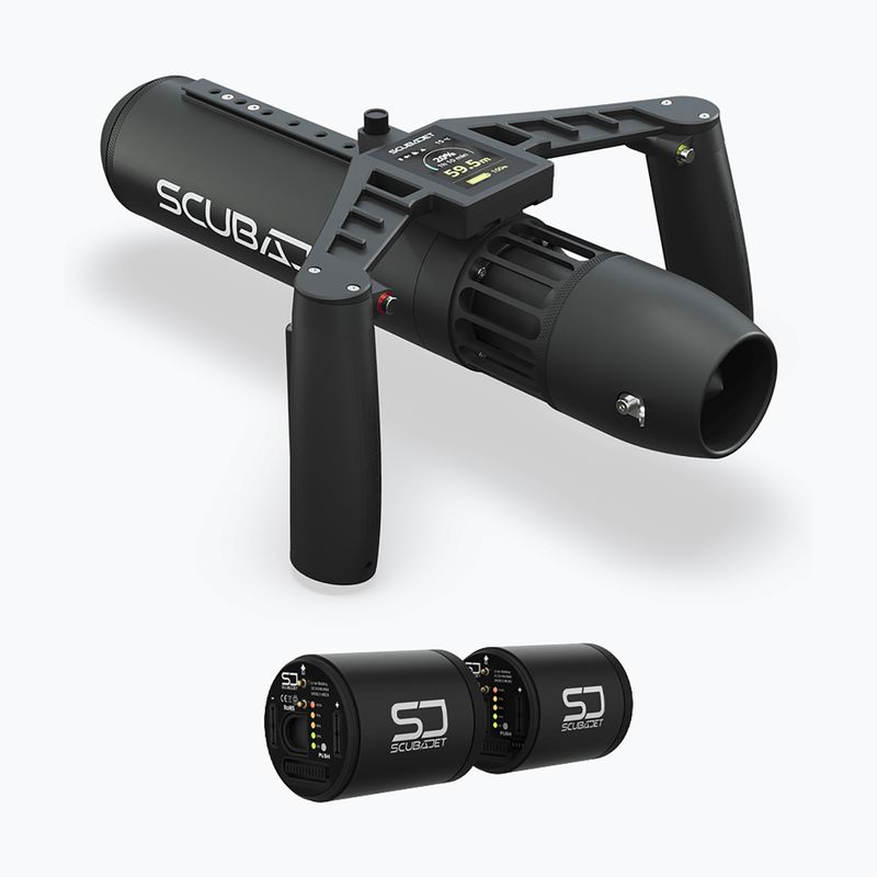 SCUBAJET PRO Tauchset schwarz