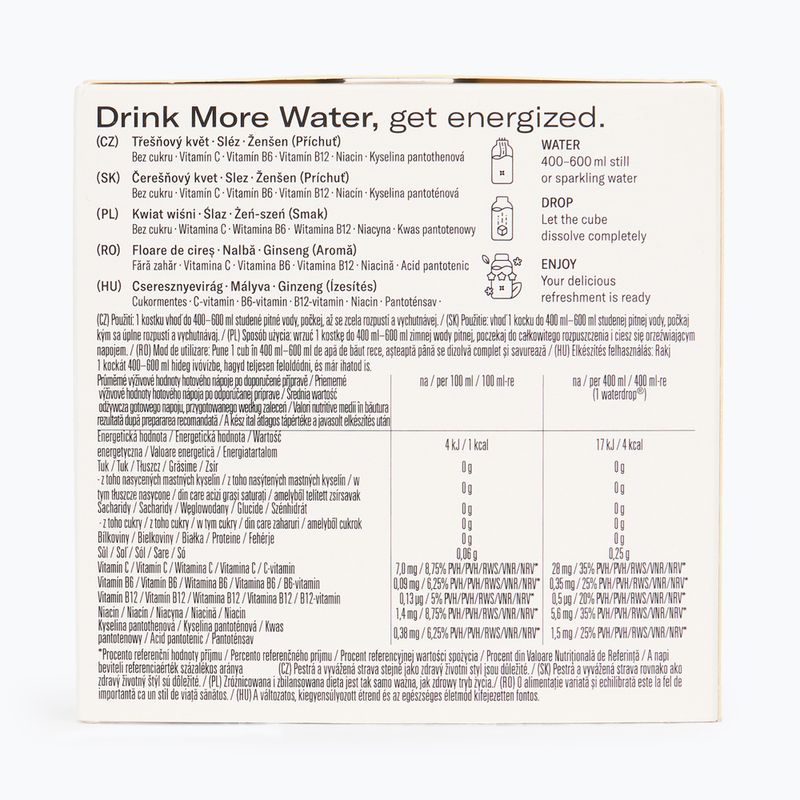 Energydrink waterdrop Microenergy Shiro 12 Würfel cherry blossom/ mallow 2