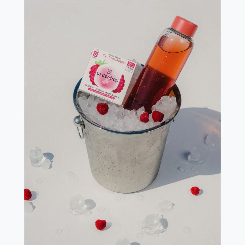 Isotonisches Getränk waterdrop Microdrink Flair 12 Würfel raspberry/ elderflower 6