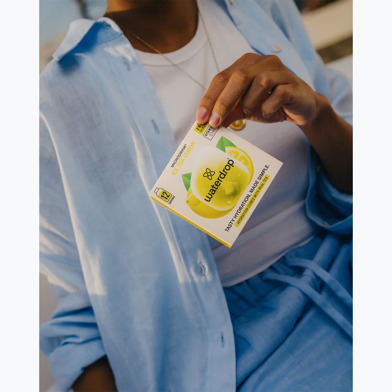 Hydrationsgetränk waterdrop Microdrink Ice Tea 12 Würfel lemon 7