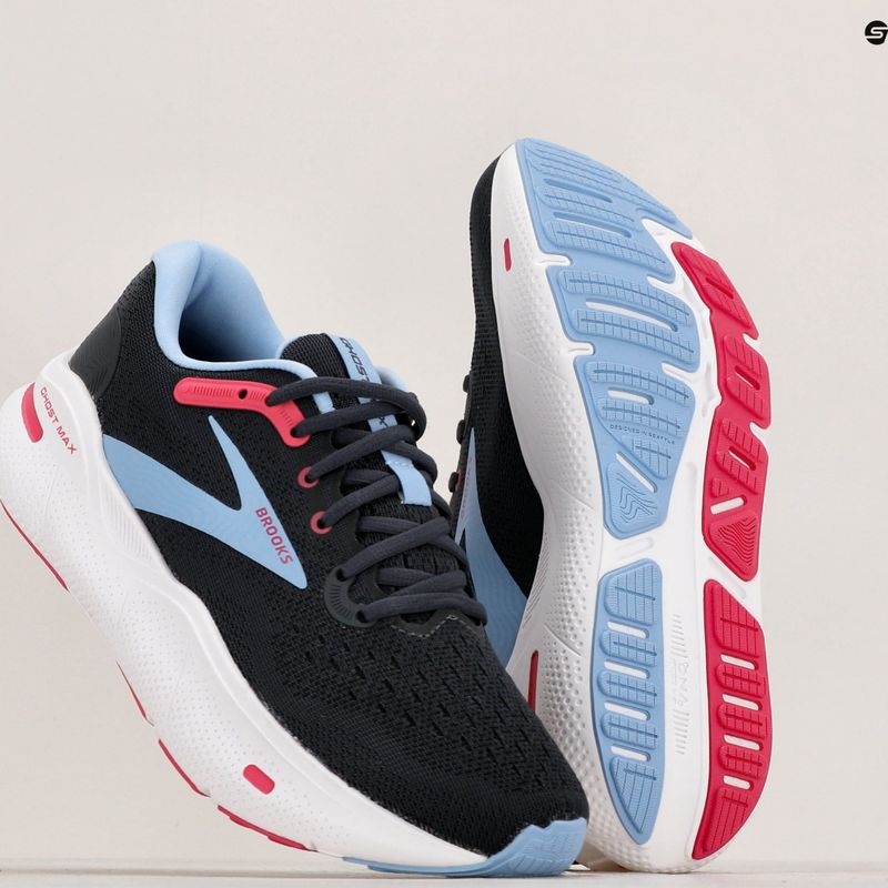 Damen-Laufschuhe Brooks Ghost Max ebony/open air/lilac rose 12