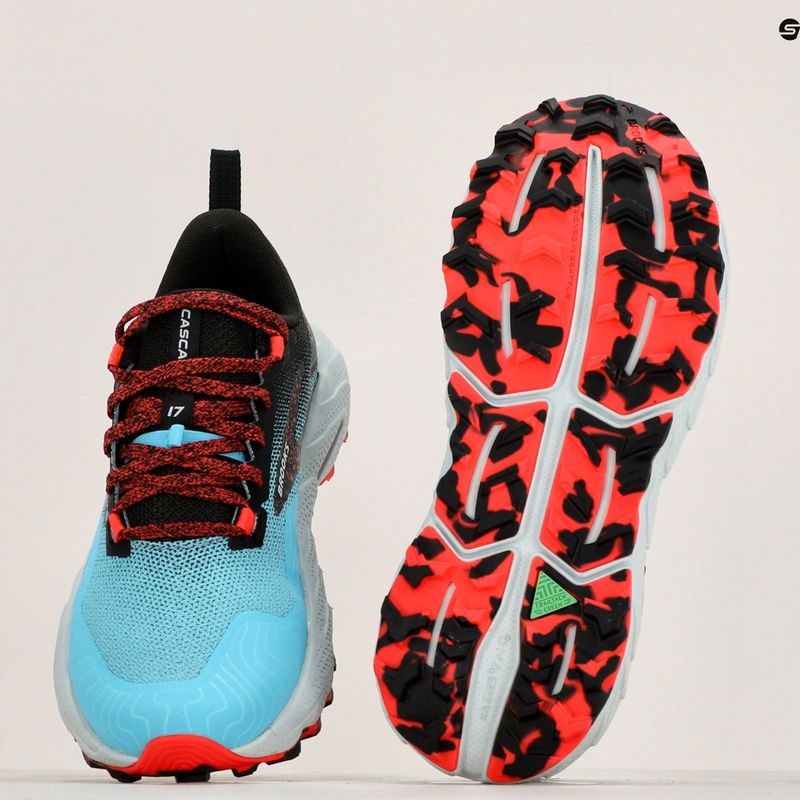 Brooks Cascadia 17 Damen Laufschuhe bluefish/schwarz/diva pink 12