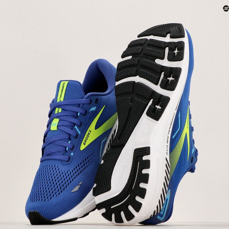 Brooks Adrenaline GTS 23 blau/nightlife/schwarz Herren Laufschuhe 10