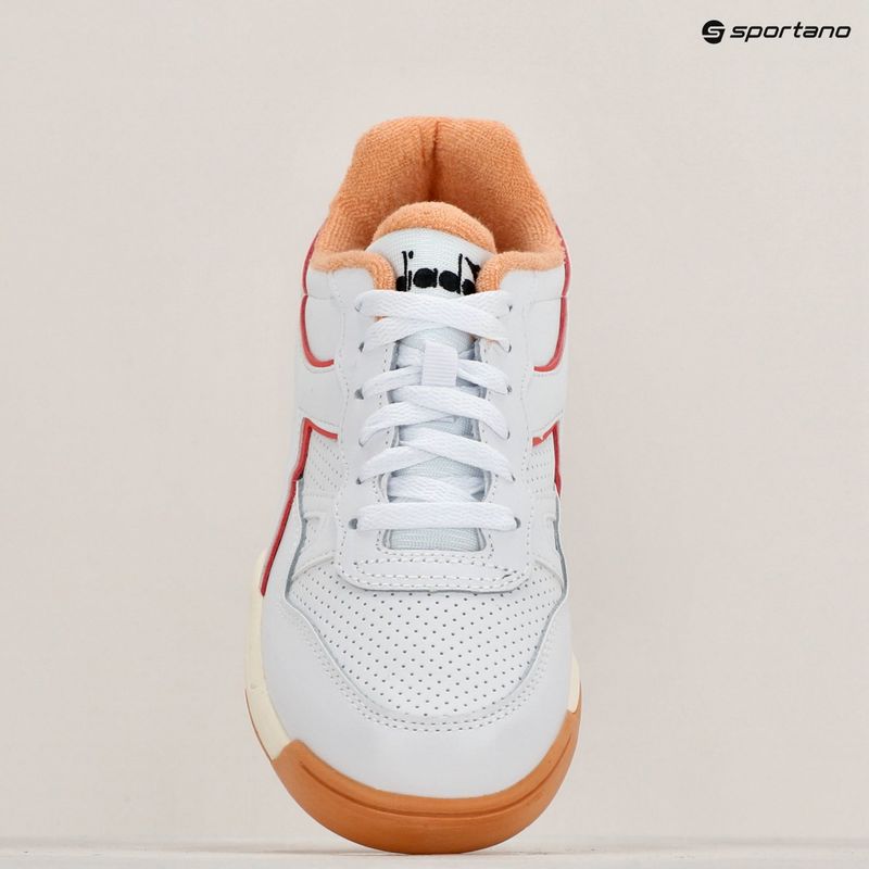 Diadora Winner bianco/rosa pesca pallida Schuhe 9