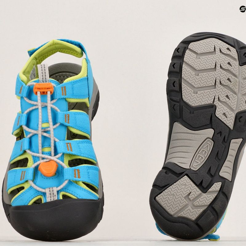 KEEN Newport Boundless blau atoll/daiquiri grün Junior Sandalen 9