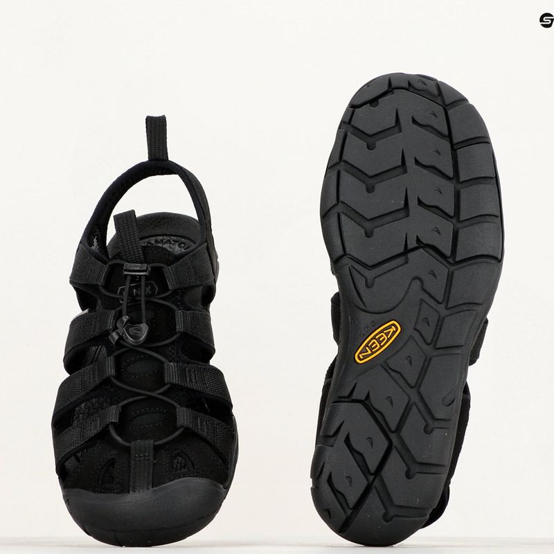 KEEN Clearwater CNX Herren-Trekking-Sandalen dreifach schwarz 16