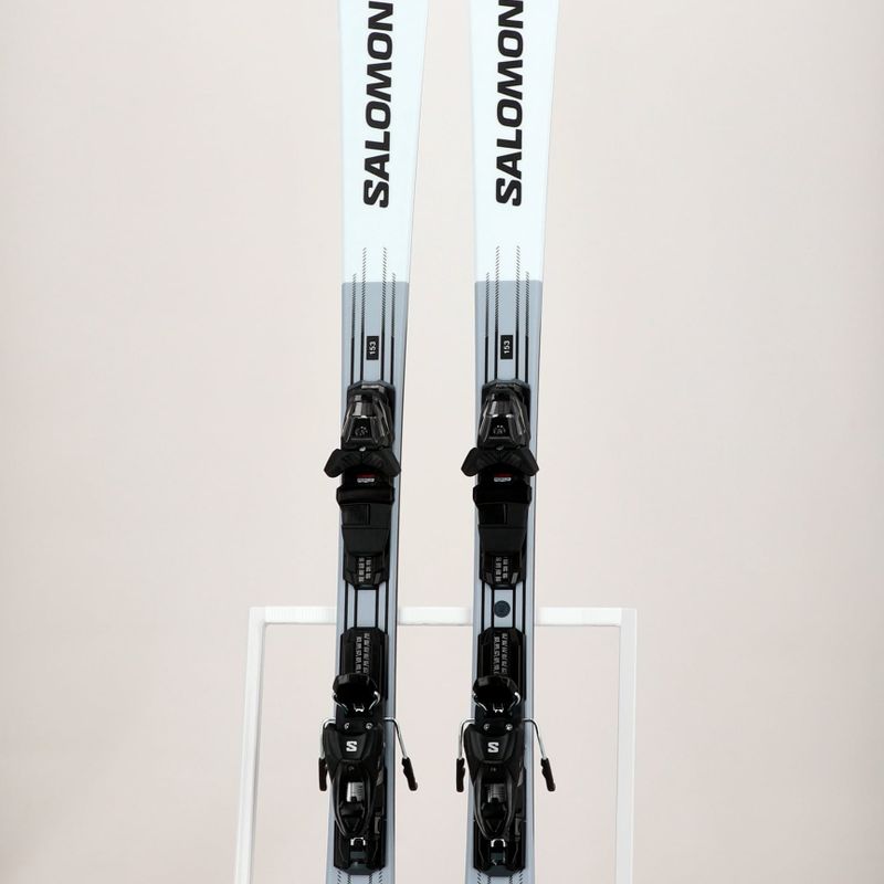 Salomon S/Max 4 + M10 GW L80 weiß/rot/schwarz Abfahrtsski 10